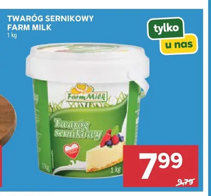 Twaróg sernikowy Farm Milk promocja w Stokrotka
