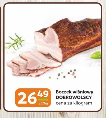 Boczek wiśniowy Dobrowolscy promocja w Gama