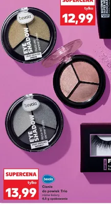 Cienie do powiek Trio Bevola Smokey promocja w Kaufland