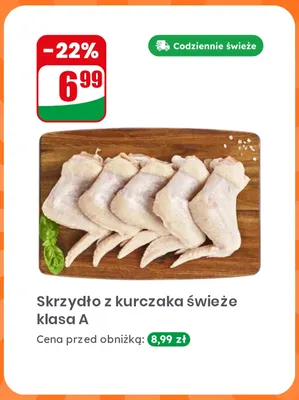 Skrzydło z kurczaka świeże klasa A promocja w Dino