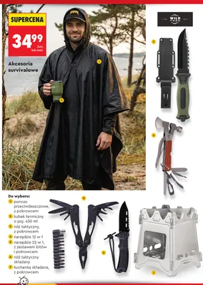 Nóż taktyczny składany Wild Trek promocja w Biedronka
