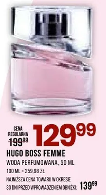 Woda perfumowana Femme promocja w Drogerie Natura
