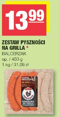 Zestaw pyszności na grilla Balcerzak promocja w SPAR