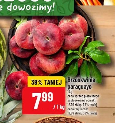 Brzoskwinie paraguayo promocja w POLOmarket
