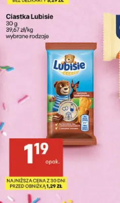 Ciastka Lubisie czekoladowe promocja w Delikatesy Centrum