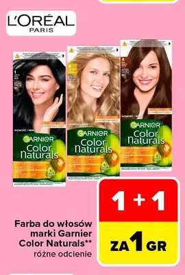 Farba do włosów Garnier Color Naturals promocja w Carrefour Market