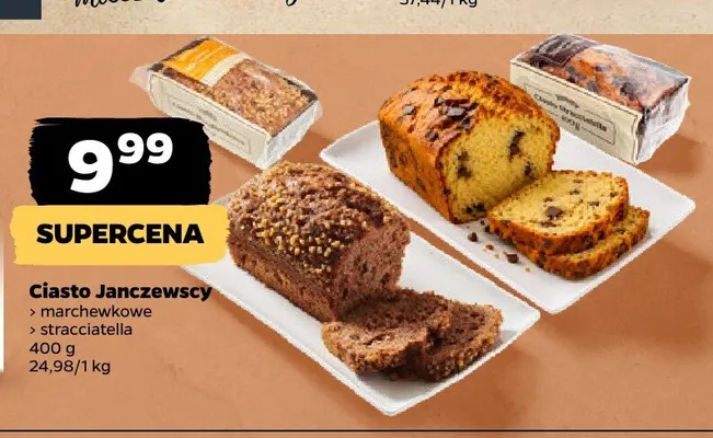 Ciasto Janczewscy marchewkowe promocja w Netto