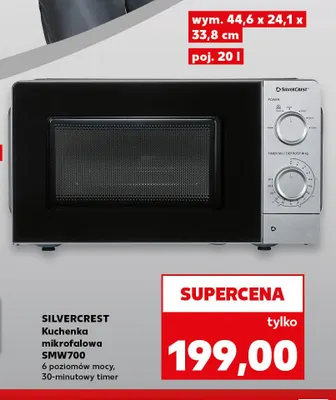 Kuchenka mikrofalowa SMW700 Silvercrest promocja w Kaufland