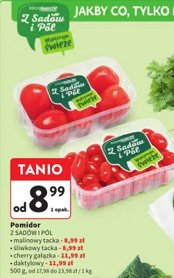 Pomidor malinowy tacka Z SADÓW I PÓL promocja w Intermarche