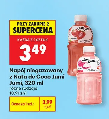 Napój niegazowany z Nata de Coco Jumi Jumi promocja w Biedronka
