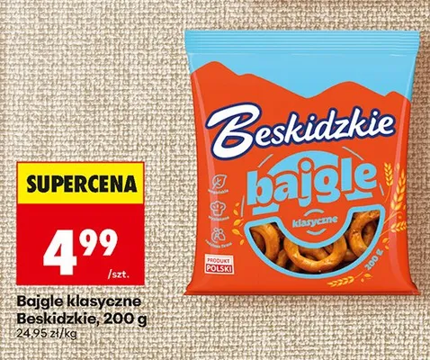 Bajgle klasyczne Beskidzkie promocja w Biedronka