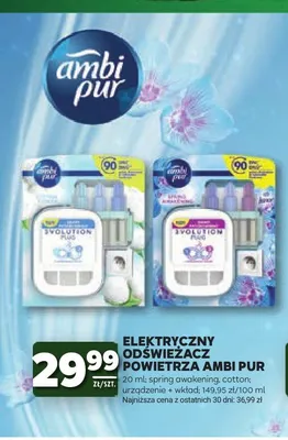 Elektryczny odświeżacz powietrza Ambi Pur Cotton promocja w Stokrotka