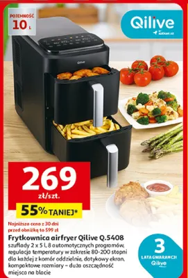Frytkownica airfryer Q.5408 promocja w Auchan