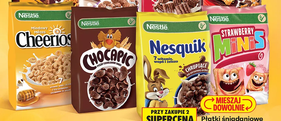 Płatki śniadaniowe Nestlé Cheerios promocja w Biedronka