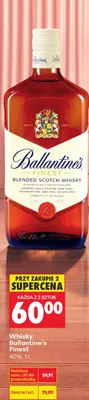 Whisky Ballantine's Finest promocja w Biedronka