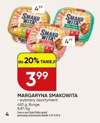Margaryna Smakowita Bunge promocja w Chata Polska