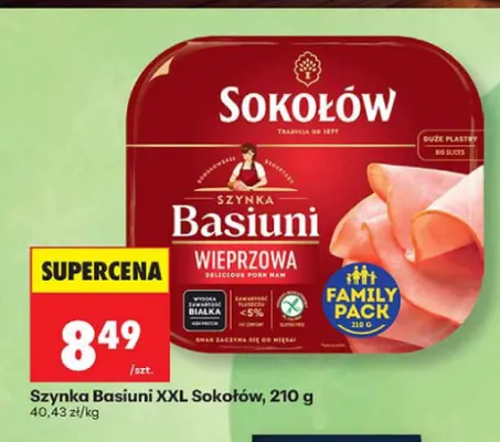 Szynka Basiuni XXL Sokołów promocja w Biedronka
