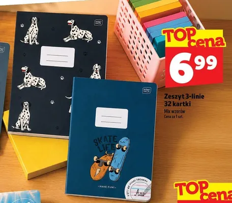 Zeszyt Interdruk 3-linie 32 kartki promocja w TOPAZ