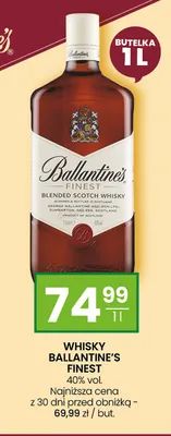 Whisky Ballantine's Finest promocja w Twój Market