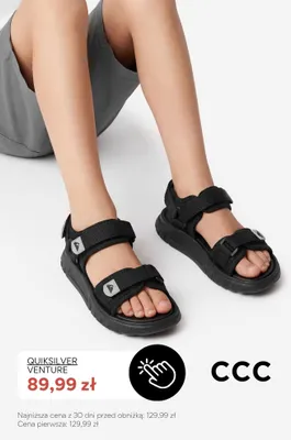 Sandały Quiksilver Venture promocja w CCC