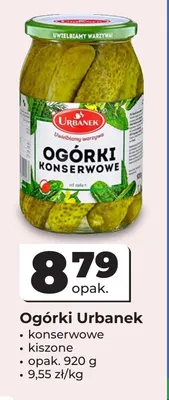 Ogórki konserwowe Urbanek promocja w Odido