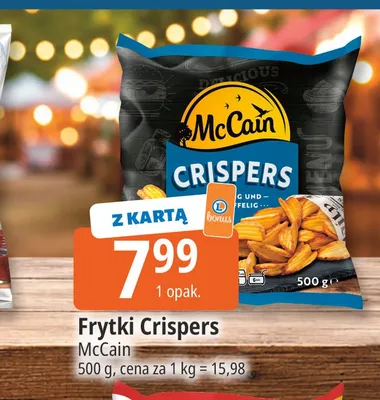 Frytki Crispers McCain promocja w Leclerc