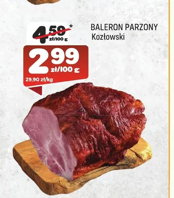 Baleron parzony Kozłowski promocja w Społem Praga