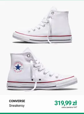 Sneakersy Converse promocja w Deichmann