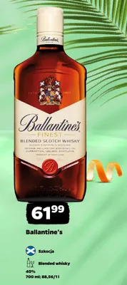 Whisky Ballantine's Finest promocja w Netto