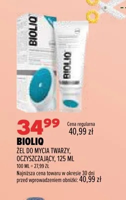 Żel do mycia twarzy oczyszczający Bioliq promocja w Drogerie Natura