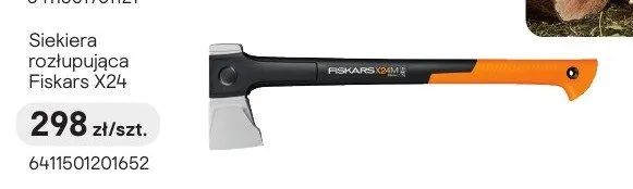 Siekiera rozłupująca X24 Fiskars promocja w Castorama