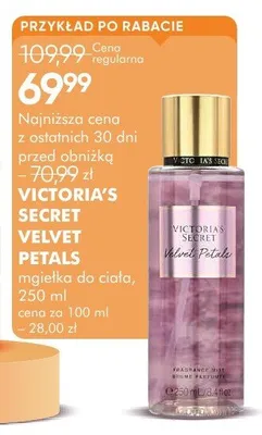 Mgiełka do ciała Velvet Petals promocja w Super-Pharm