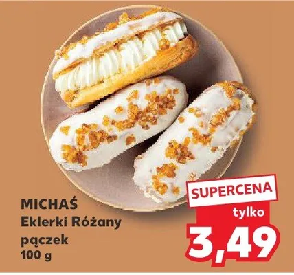 Eklerki różany pączek promocja w Kaufland