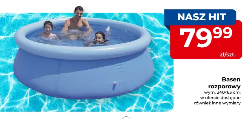 Basen rozporowy promocja w PSB Mrówka