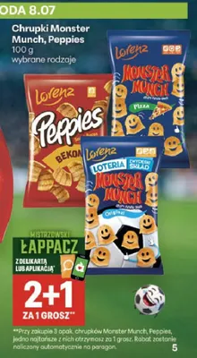 Chrupki Lorenz Monster Munch Original promocja w Delikatesy Centrum