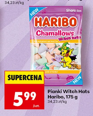 Pianki Witch Hats Haribo promocja w Biedronka