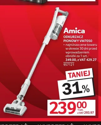 Odkurzacz pionowy Amica VM7050 promocja w Selgros