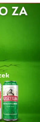 Piwo Kasztelan Niepasteryzowane promocja w Żabka