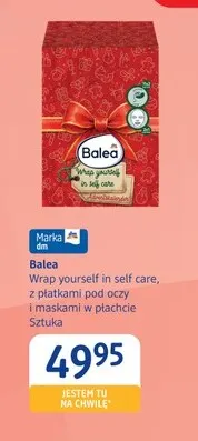 Kalendarz adwentowy Wrap yourself in self care Balea promocja w Drogerie DM