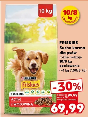 Sucha karma dla psów różne rodzaje 10/8kg promocja w Kaufland