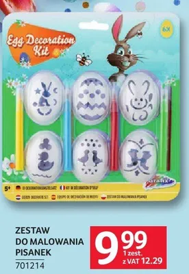 Zestaw do malowania pisanek Egg Decoration Kit promocja w Selgros
