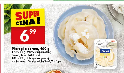 Pierogi z serem Białecki Kuchnia promocja w Twój Market