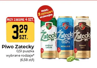 Piwo Zatecky Svetly Lezak promocja w Społem Częstochowa