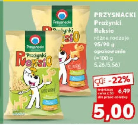 Przekąski kukurydziane Pryśniacki Reksio promocja w Kaufland
