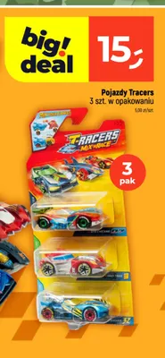 Pojazdy Tracers 3-pak promocja w Dealz