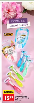 Zestaw maszynek do golenia BiC Soleil Bella 3-pak promocja w Biedronka