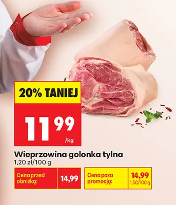 Wieprzowina golonka tylna promocja w Biedronka