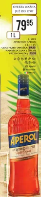 Likier Aperitivo Aperol promocja w Dino