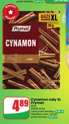 Cynamon cały XL Prymat promocja w Dino