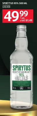 Spirytus 95% promocja w Selgros